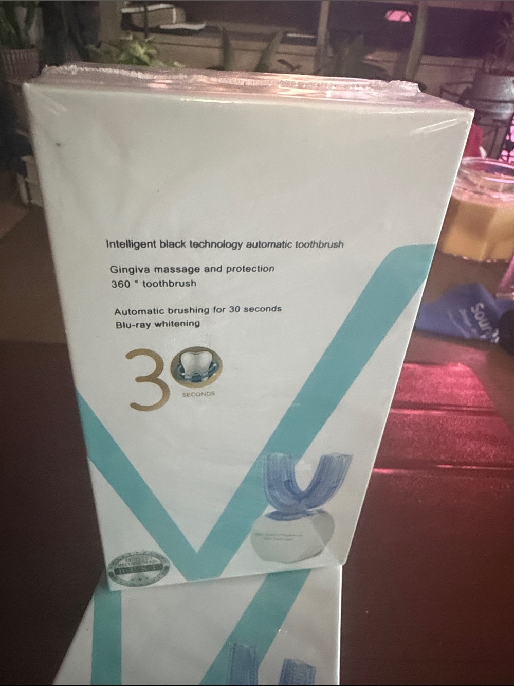 Automatic 30-Second U-Shaped Toothbrush - Blue (2) - Picture 2 of 2